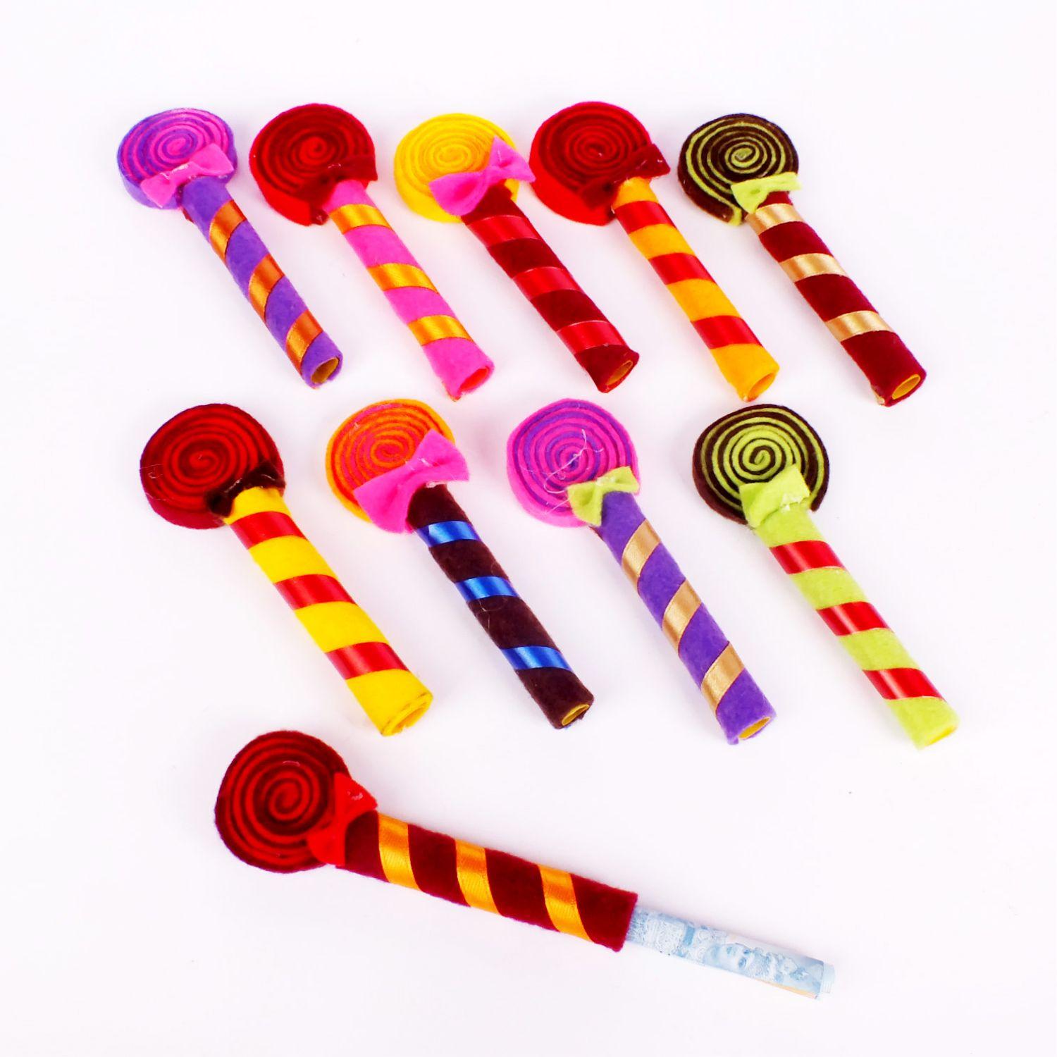 Sumber Plastik - Amplop Angpao Lebaran Ampau Model Lollipop Tempat Uang Unik - 12 pcs