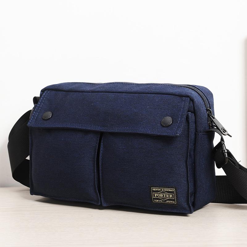 2017 item baru Jepang Yoshida PORTER tas selempang Pria tas bahu dengan satu tali Tahan Air casual wanita tas pengirim surat Tas permukaan kasar