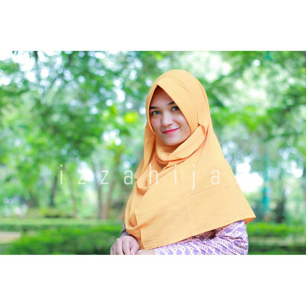Kerudung/Jilbab/Hijab Pasmina Instan PASTAN PET warna sylver/Tosca/Dusty/Kuning/Putih/Kuning/Maroon/Hitam/Mocca/Mint/Navy/Lavender/Peach - BerkahMuslim
