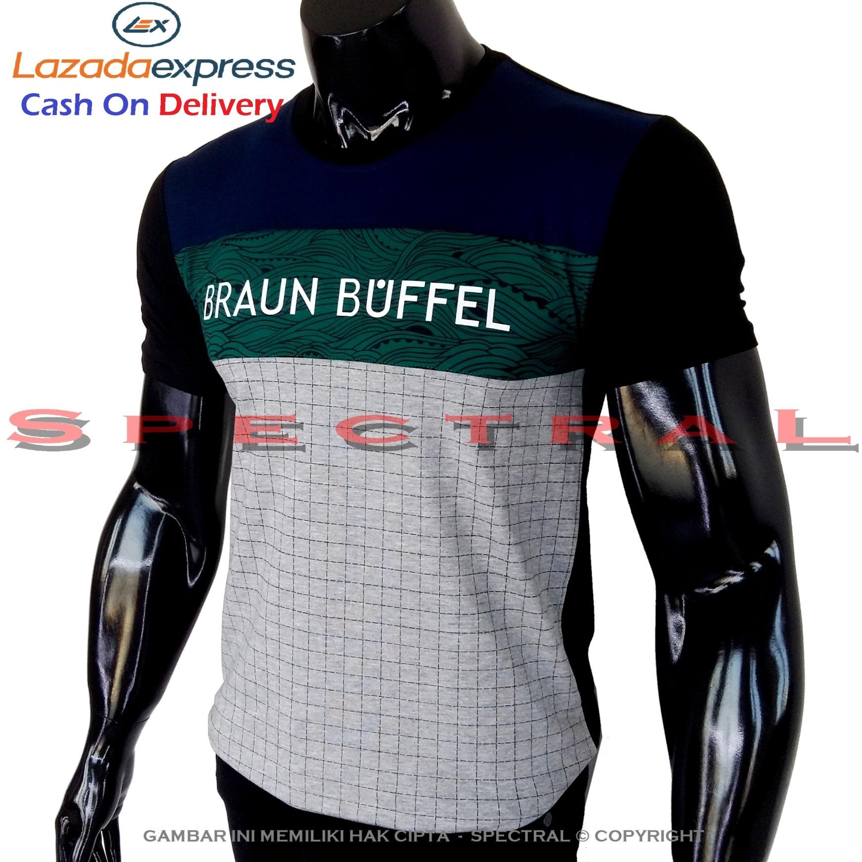 Spectral - Kaos Distro BRAUN BUFFEL Soft Rayon Viscose Lycra Pola M Fit To L Simple Fashionable Tidak Pasaran Kombinasi Garis Motif Art Visual