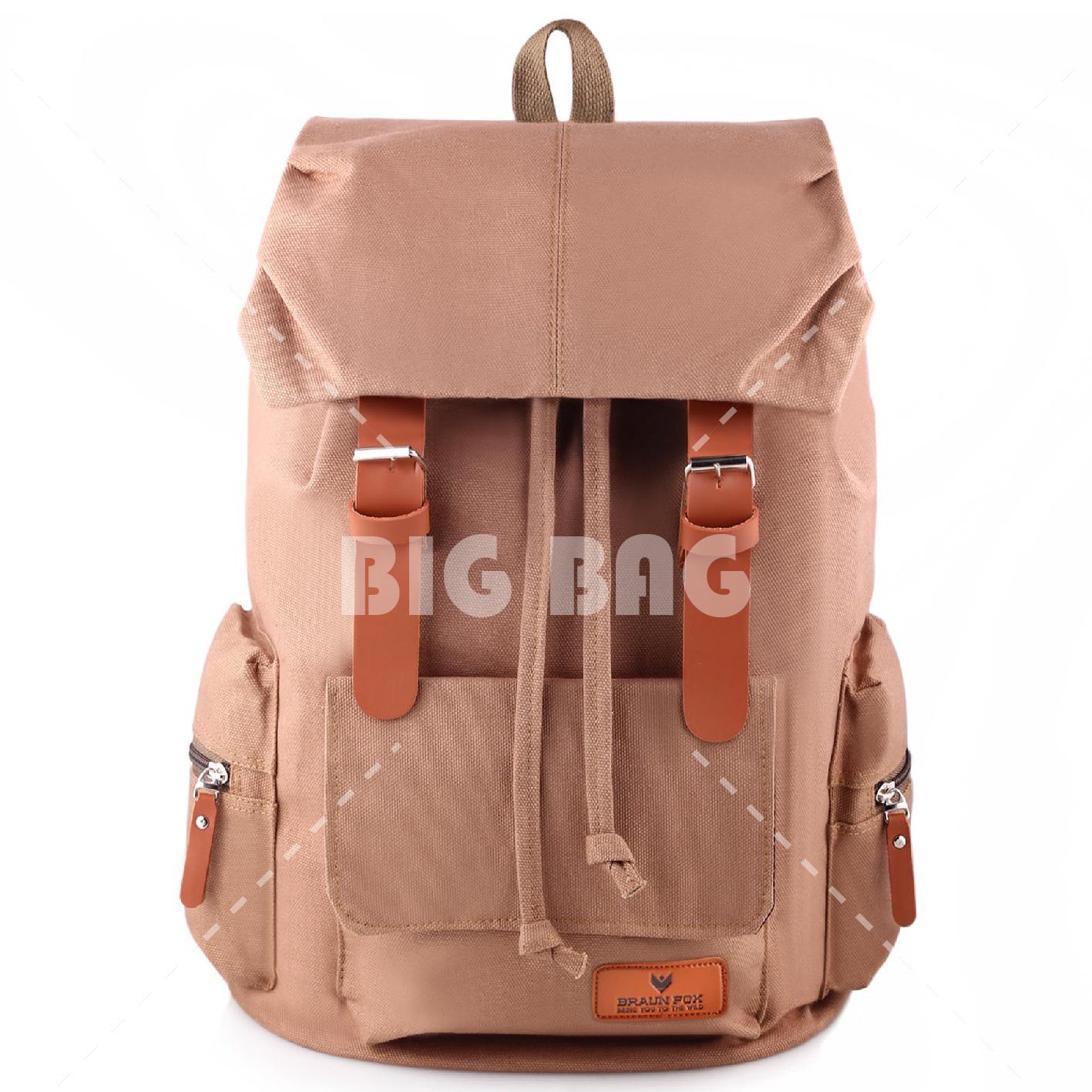 Tas Ransel Braun Fox - Norwalk Wanita Pria Kulit Batam Branded Import Terbaru Leather Backpack - Tas Pria Tas Kerja Tas Sekolah Tas Fashion Pria
