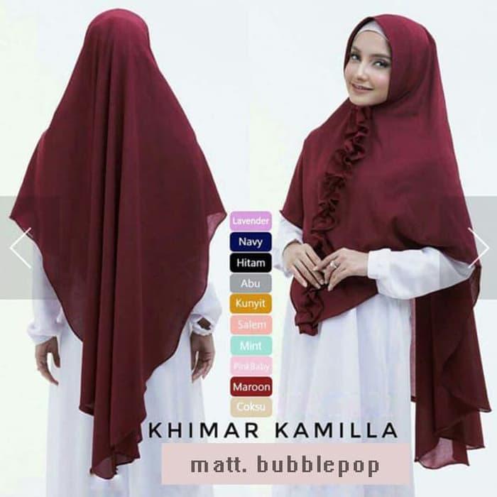 Hijab Jilbab Instan Syar39i Khimar Kamilla Hitam