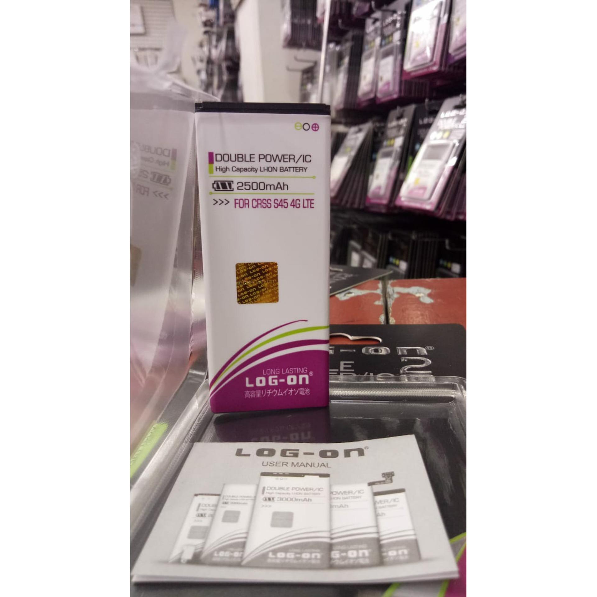 Batre Baterai Double Power Log-On Evercoss S45 4G