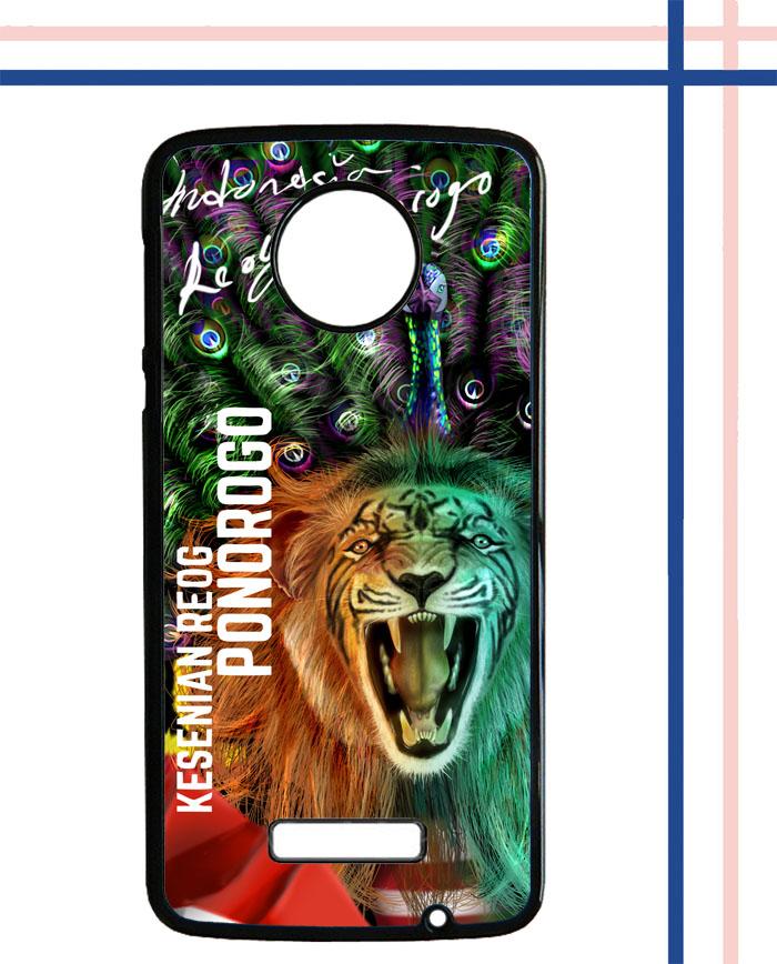 Casing HARDCASE Bergambar Motif Untuk Motorola Moto Z2 Play reog ponorogo W3879