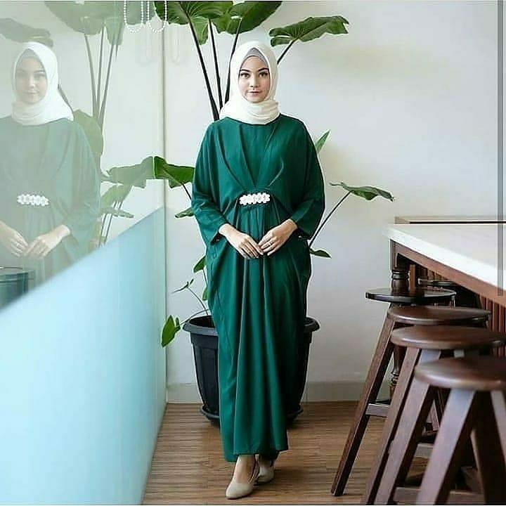 Dress Oriza Kaftan Gamis Balotelly Pakaian Wanita Muslim Baju Terusan Panjang Hijab Modern Fashion Muslimah Long Baju Casual Gaun Pesta Modis Trendy Baju Model Terbaru
