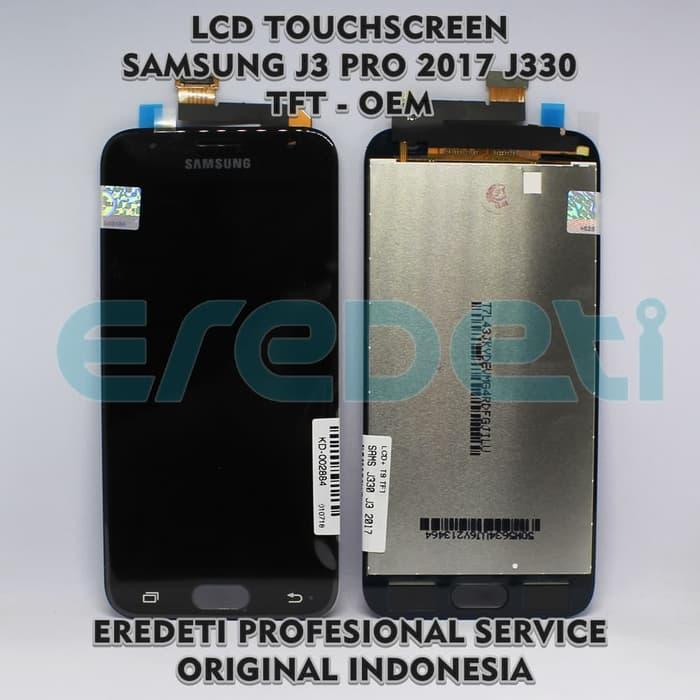 Harga Diskon!! Lcd Touchscreen Samsung J3 Pro J3 2017 J330 Tft - Oem Kd-002884 - Emas - ready stock