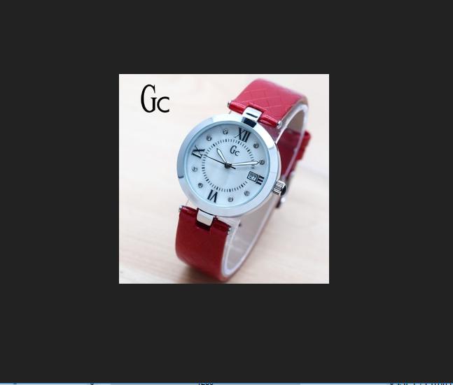 Jam Tangan Wanita Gc Tali Kulit Super Elegan ( Aigner Casio Rolex Gc )