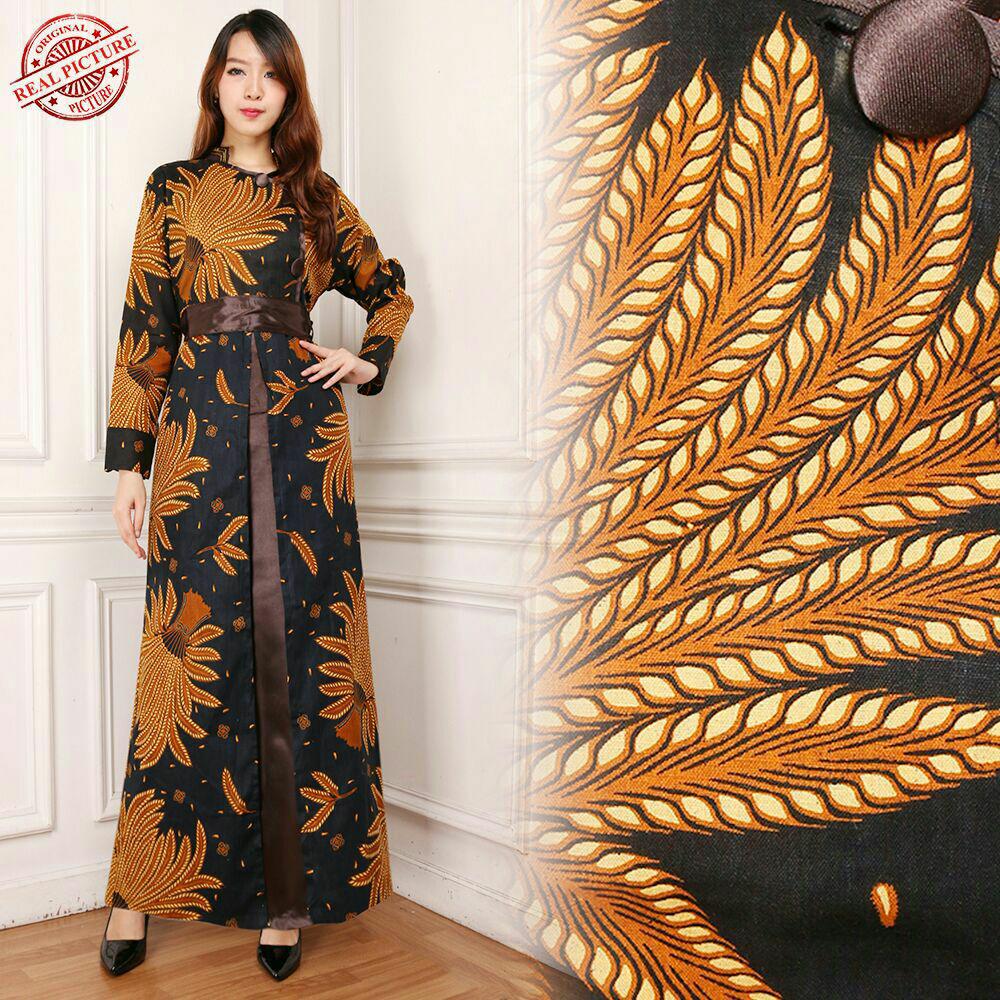 SB Collection Gamis Maxi Dress Tyas Longdress Terusan Batik Wanita