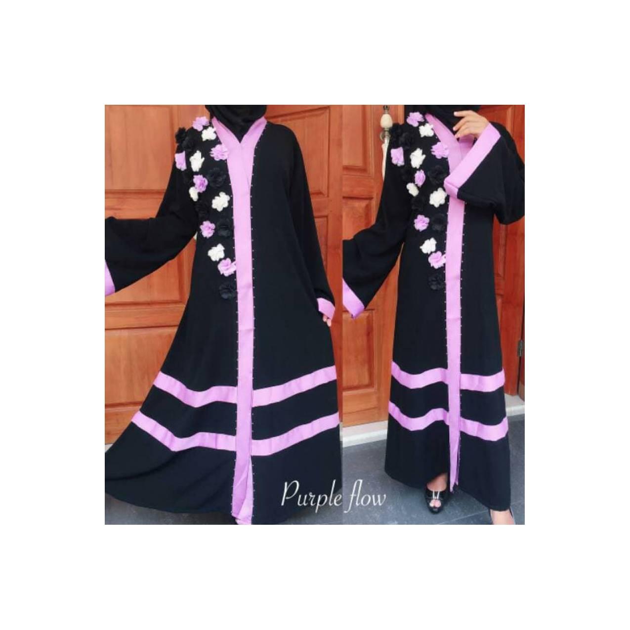 TERLARIS Fashion Mslim ABAYA / JUBAH / GAMIS SINGAPORE SWAROSKI KAIN