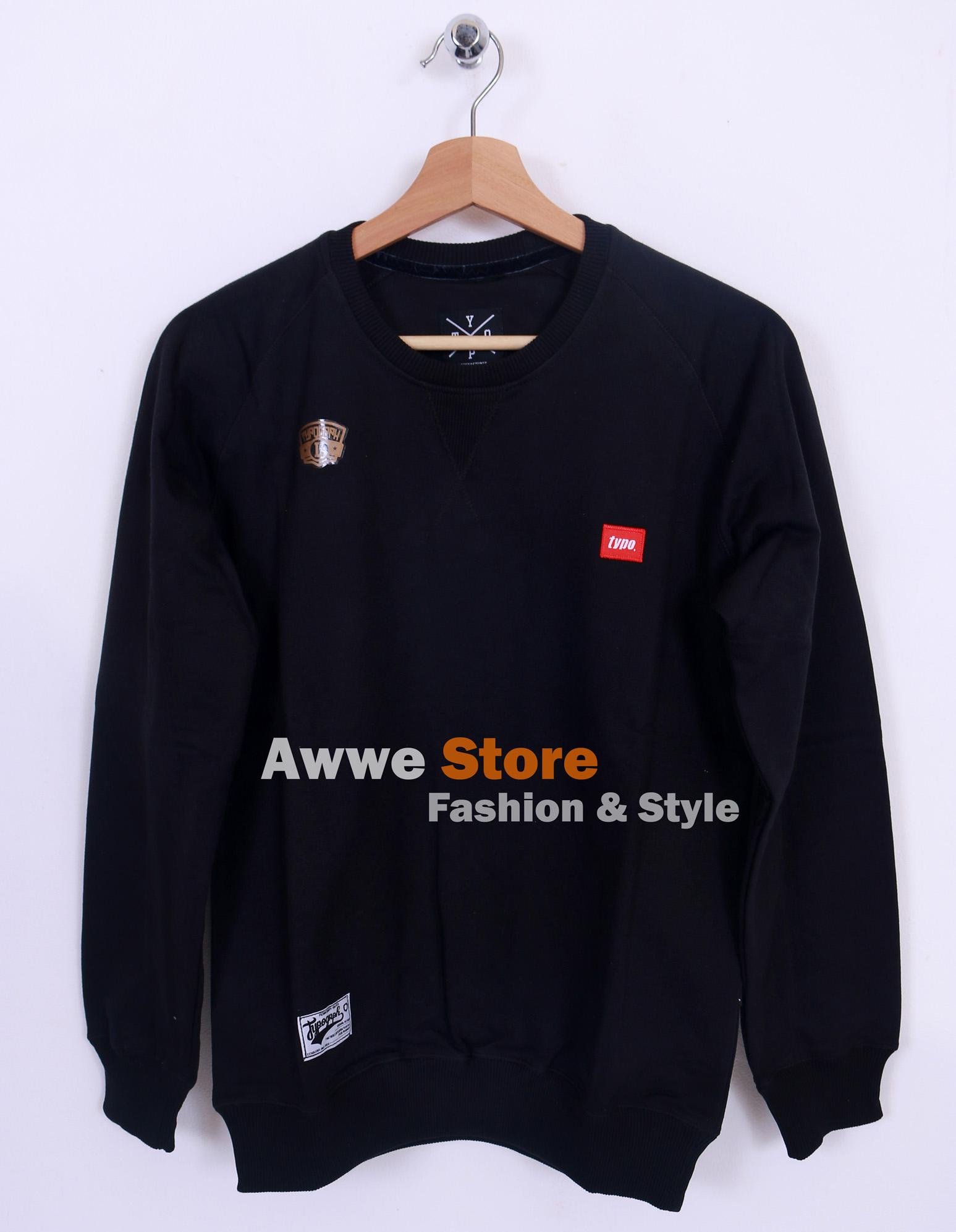 Awwe Store Sweater termurah / sweater pria / sweater distro / sweater tanah abang / sweater fashion / jaket / sweater thypograph 05