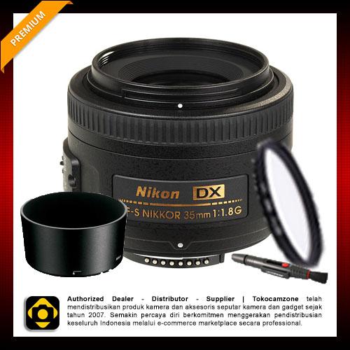 Nikon AF-S DX 35mm f/1.8G Free Aksesoris