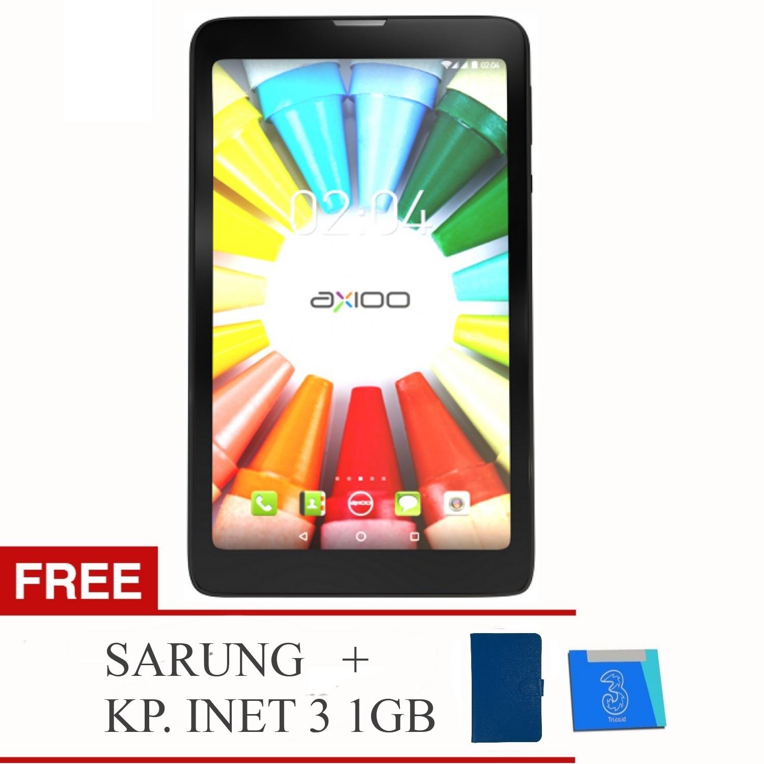 Axioo Picophone S3+ - ROM 8GB - RAM 1GB - 3G - Batt 2200 mAh + Free SARUNG & KP. INET 3 (1GB)