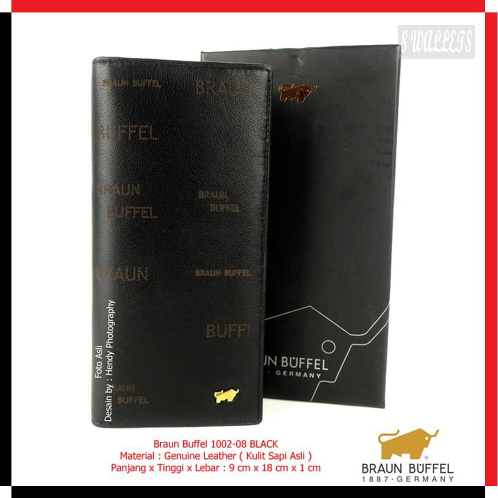 Dompet Panjang Kulit Asli - Dompet Kulit Braun Buffel TP1002-08 Black | Dompet Pria 3/4 Hitam Murah | Luxury Leather Men Wallet | Dompet Pria Kulit Asli Branded | Dompet Kulit Pria Original | Dompet Pria Kulit Asli Sapi | Bisa Bayar Ditempat