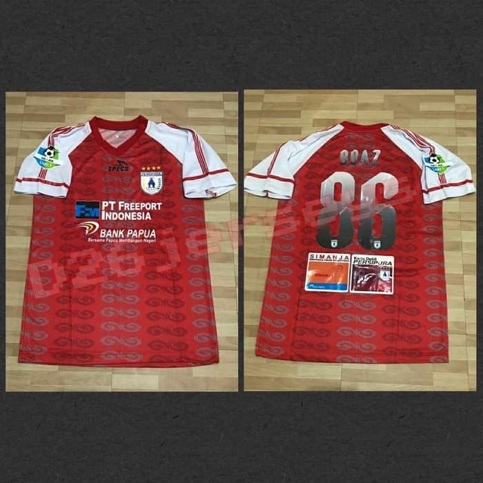 Best Top Seller!! Jersey Persipura Jayapura Away Liga 1 2018 Official +Cetak Nama +Patch - ready stock