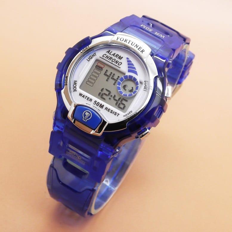 Fortuner FT-2139SP-F-Jam Tangan Sporty Wanita-Model chrono - Full Rubber