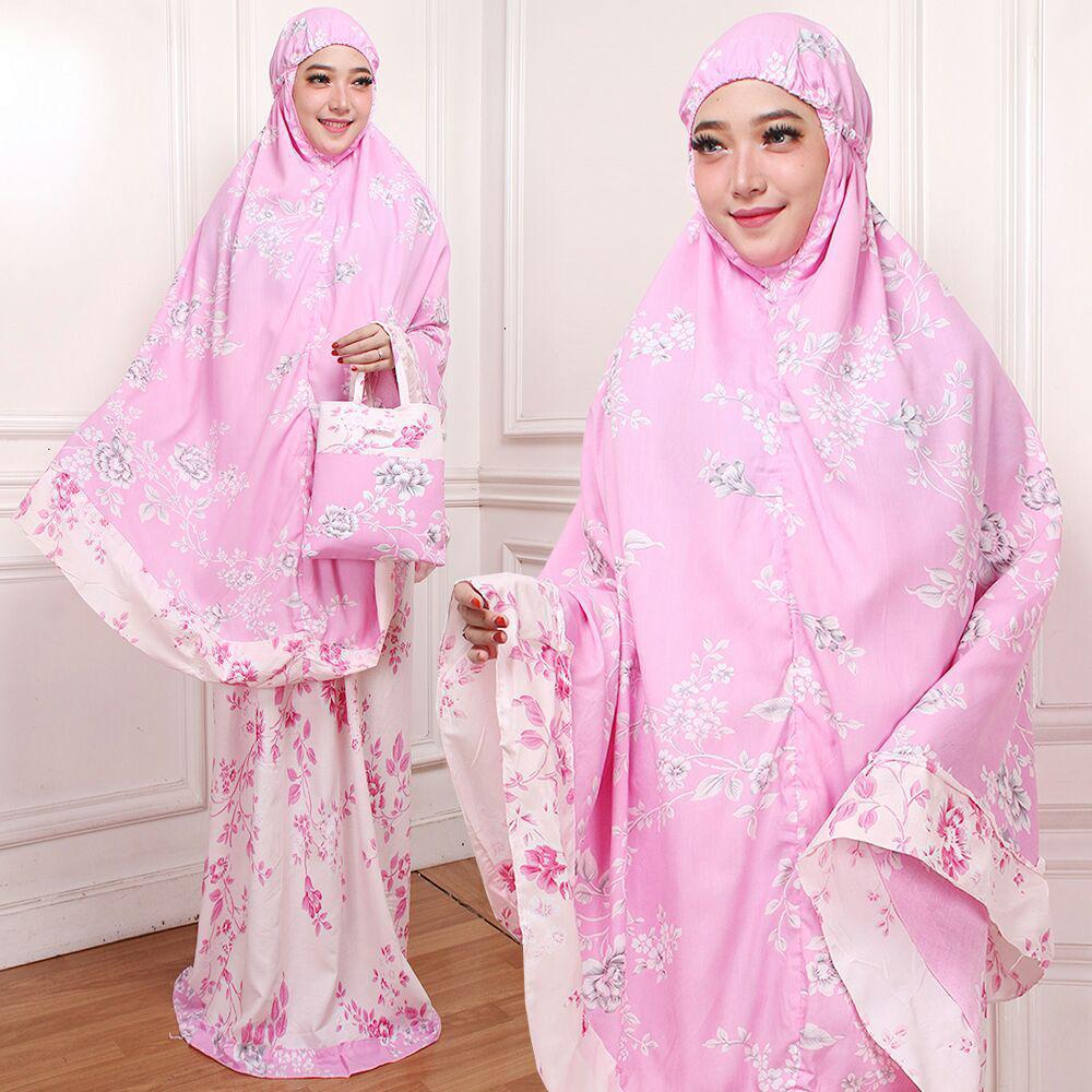 S-Fashion Sekar Mukena Katun Dewasa Katun Jepang Motif Bunga Murah