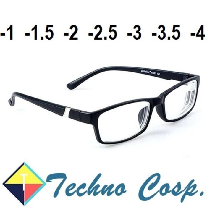 Kacamata Rabun Jauh Lensa Minus - 1 1.5 2 2.5 3 3.5 4 Myopia Miopia