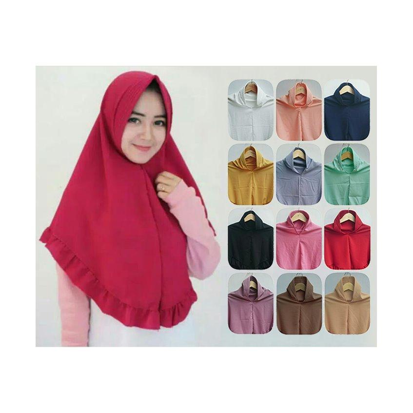 Ameera Hijab Muslim wanita/ Fashion Hijab cewek masa kini/ Hijab banyak warna harga murah
