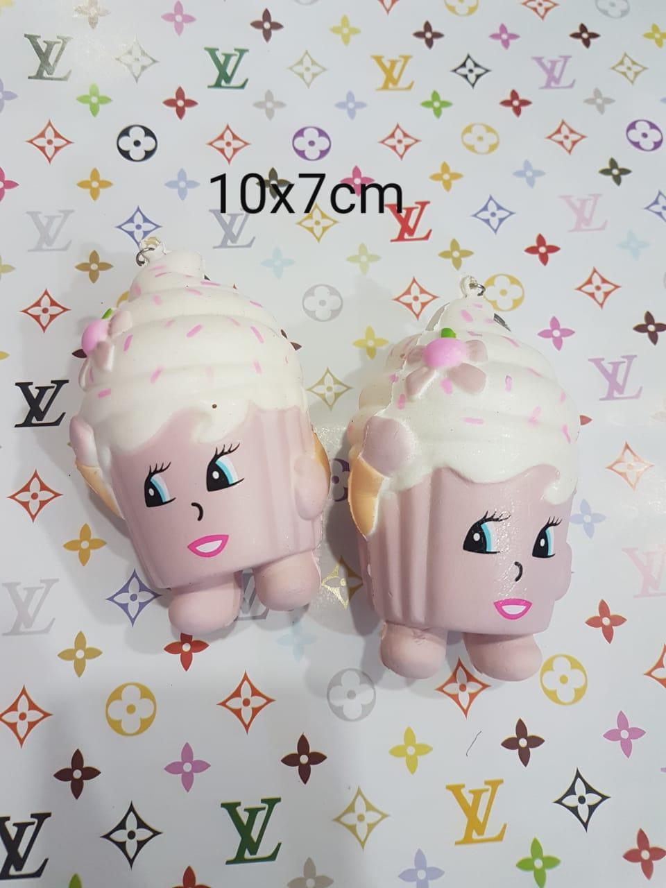 Sakura Squishy Cupcake Krim Meses Pink