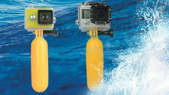 Ready! Tongsis Pelampung Kamera Action, Go Pro, Xiaomi, Sj Cam, Brica Etc - ready stock