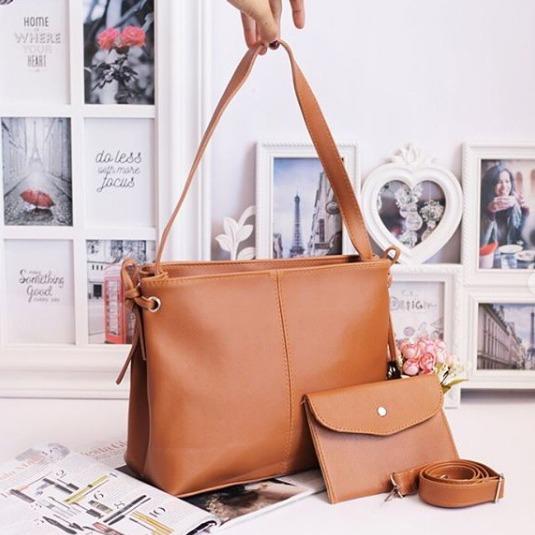 KAWAI - Tas Wanita/ Dompet Wanita/ Dompet Mini/ Dompet Fashion/Tas Selempang/ Tas Bahu Wanita/ Tas Cewek/ Tas Murah/ Tas Ransel/ Tas Wanita Murah/ Tas Cantik/ Tas Wanita Branded/ Tas Kerja/ Tas Kuliah/ 2 in 1 Multi Bag MLT-82