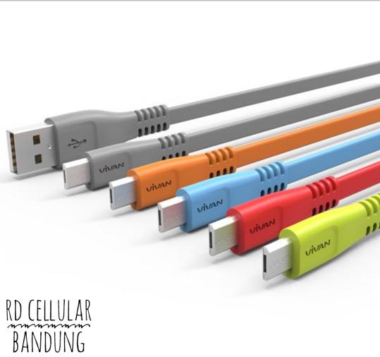 HOT PRODUK - (Kabel Data Vivan CSM100S Android Micro USB 2.1A Fast Charging) - AKSESORIS HP - KABEL DATA - KABEL CAS HP - COCOK UNTUK CAS HP ANDROID - ANEKA WARNA - ABU-ABU - ORANGE - BIRU - MERAH - HIJAU - 1 PCS - TERLARIS