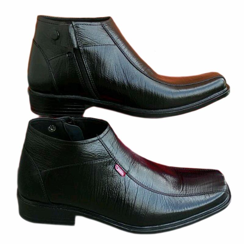 sepatu pantofel boots kickers kerja kantoran formal jaminan kulit sapi asli original