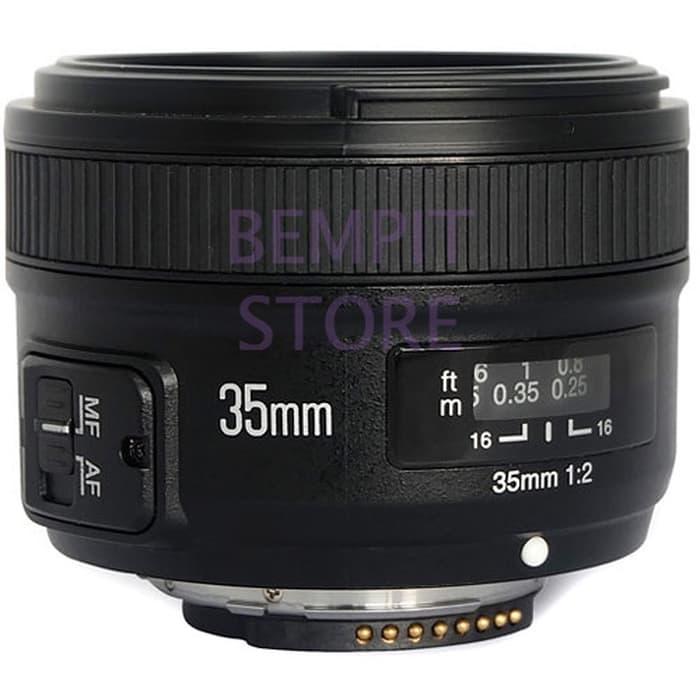 Lensa Fix Yongnuo YN 35mm f2 for Nikon