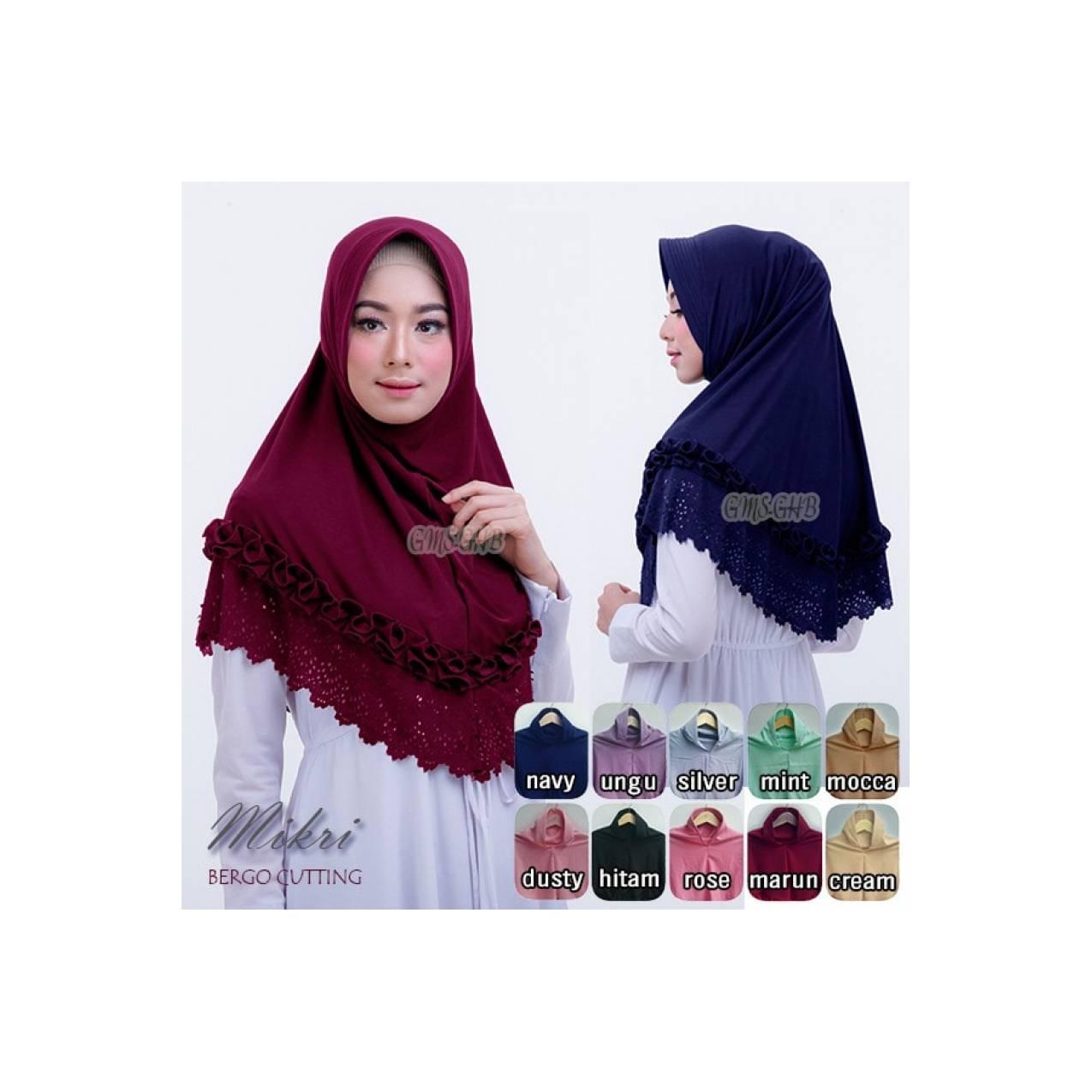 Jilbab Rabbani Hijab Syar i Hijab Bergo Mikri Cutting HJ31