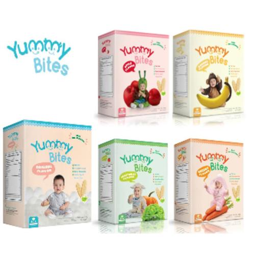 Yummy Bites Mini 25 gr Snack Cracker Bayi Paket Mix 6 Pack