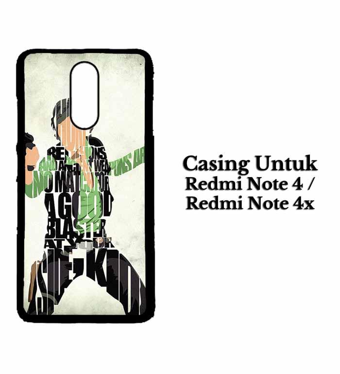 Casing XIAOMI REDMI NOTE 4X Han Solo Typography Hardcase Custom Case Se7enstores