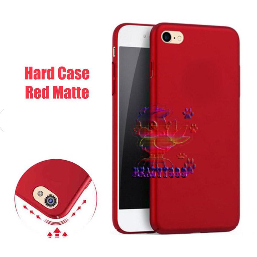 Case Apple Iphone 5G Hard Slim Red Mate Anti Fingerprint Hybrid Case Baby Skin Iphone 5S Baby Soft Iphone 5SE Hardcase iphone 5 Plastic Back Cover / Casing iphone 5 - Red / Merah
