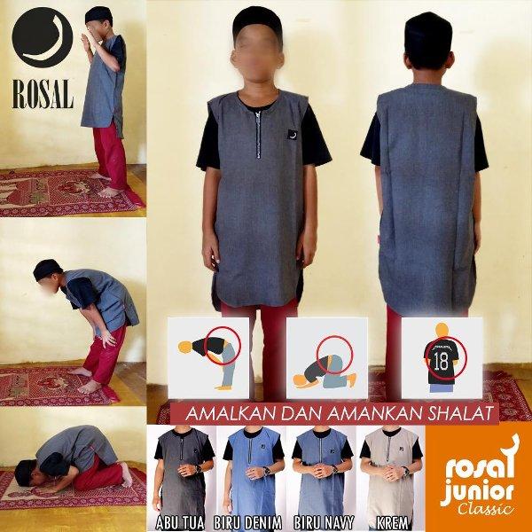 Rompi Pelapis Pakaian Shalat Gamis Koko Anak ROSAL JUNIOR CLASSIC