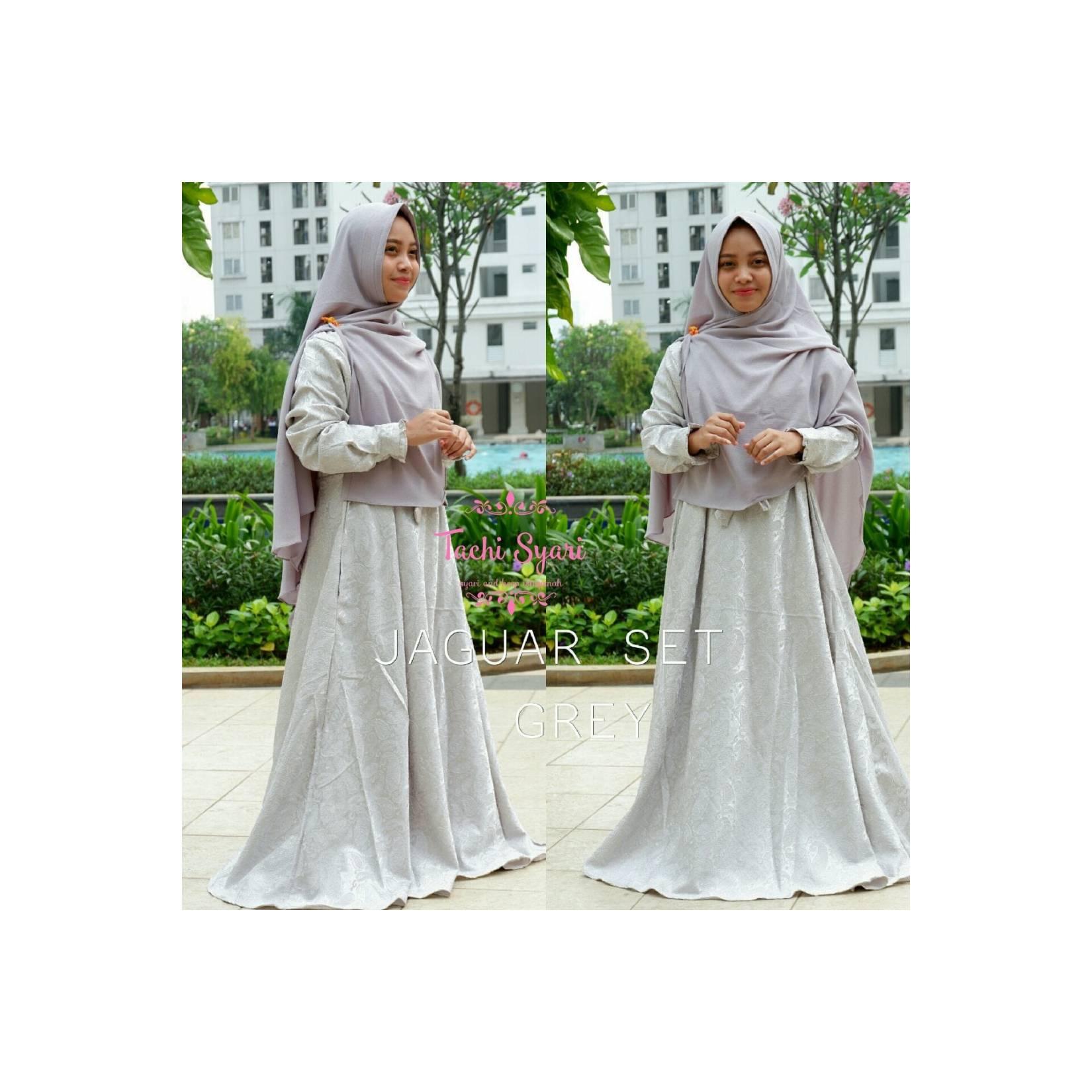 HIGHQUALITY JAGUAR LIVA BAJU SET GAMIS SYARI Jaguar KHIMAR Wolfis Gam
