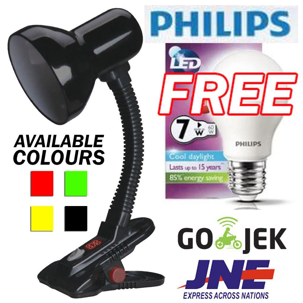 Hot Promo Unik Lampu Meja Lampu Belajar Lampu Jepit Desk Light Type LM 212 Berkualitas