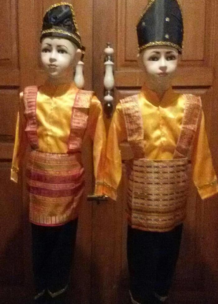 baju adat anak aceh tari saman ukuran M