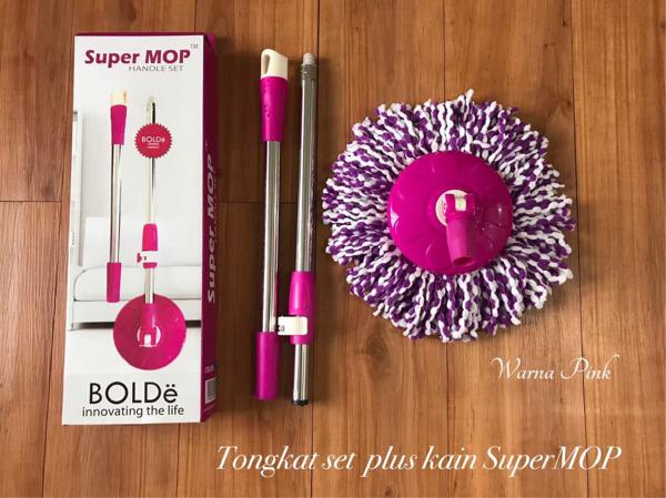 Tongkap Set Super MOP Plus Kepala mop+ Refil Pel Terlaris di Lazada
