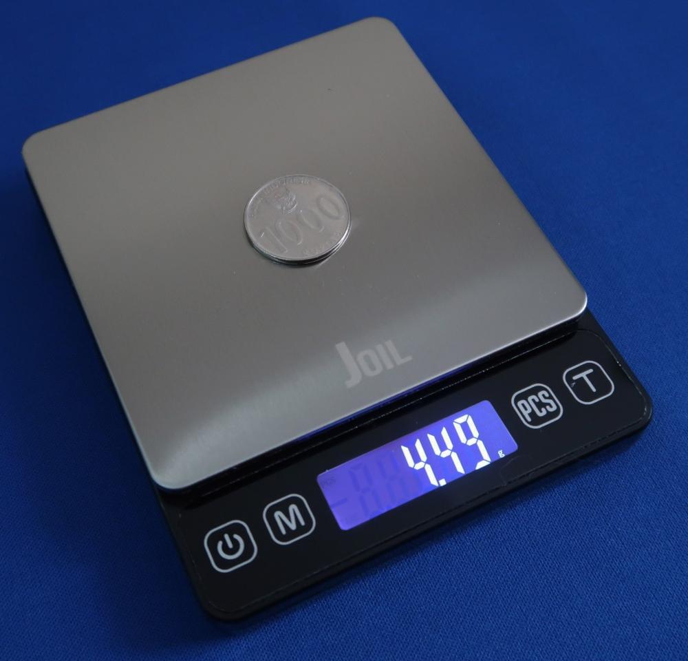 Timbangan Digital Kue Kopi Perhiasan Emas Super Akurasi 0,01 Gram Maks 500 Gram - Joil