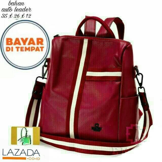 Tas Ransel Punggung Backpack elegan wanita PLUS CLAAFASHION ( Tanpa boneka)