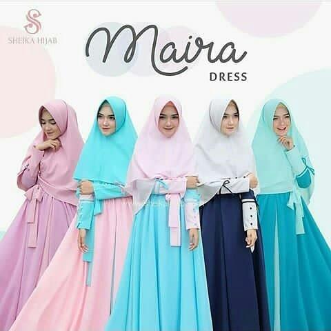 Kamila syari // Gamis syari murah // Gamis cantik (lavender)