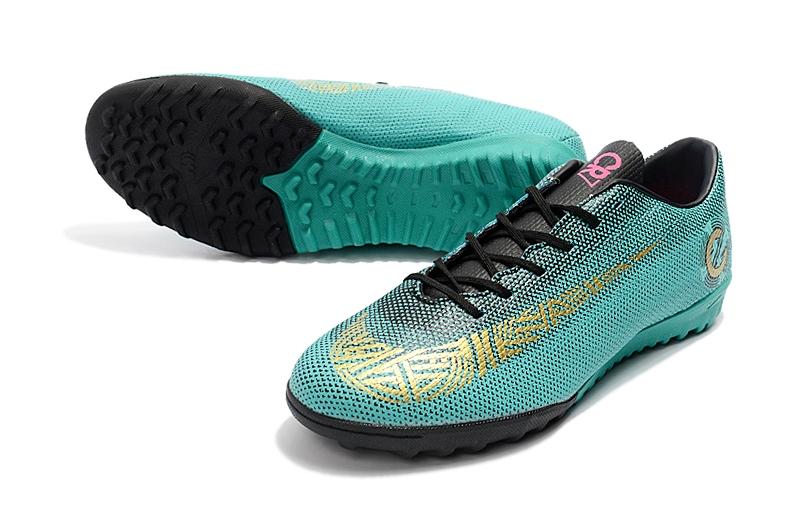 Sepatu Futsal - Nike Mercurial Vapor XII Academy CR7 Clear Jade - TURF
