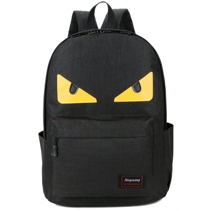 KGS Tas Ransel Anak Backpack Wanita Impor Sekolah Eyes- Hitam