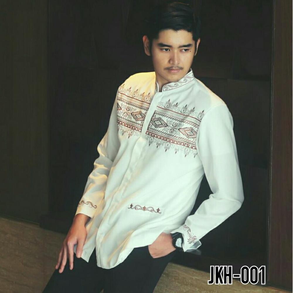 Baju Muslim Pria Baju Koko Pria Dewasa Gamis Muslim Jas Koko Jasko Broken White Al Muttaqin Collection di lapak Al Muttaqin Collection produsenbajukoko