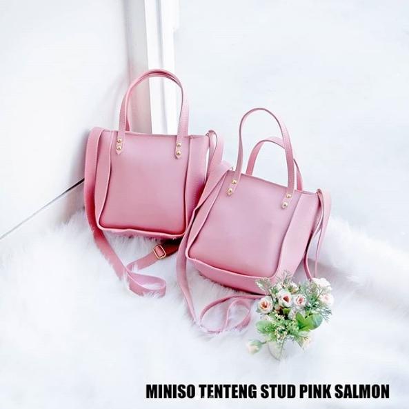 Lytta Mobile Tas Selempang Wanita Miniso Pink Tenteng HQ / Tas Murah / Tas Wanita / Tas Mini Murah / Sling Bag / Tas Sling HP / Tas Mini / Tas Cewek