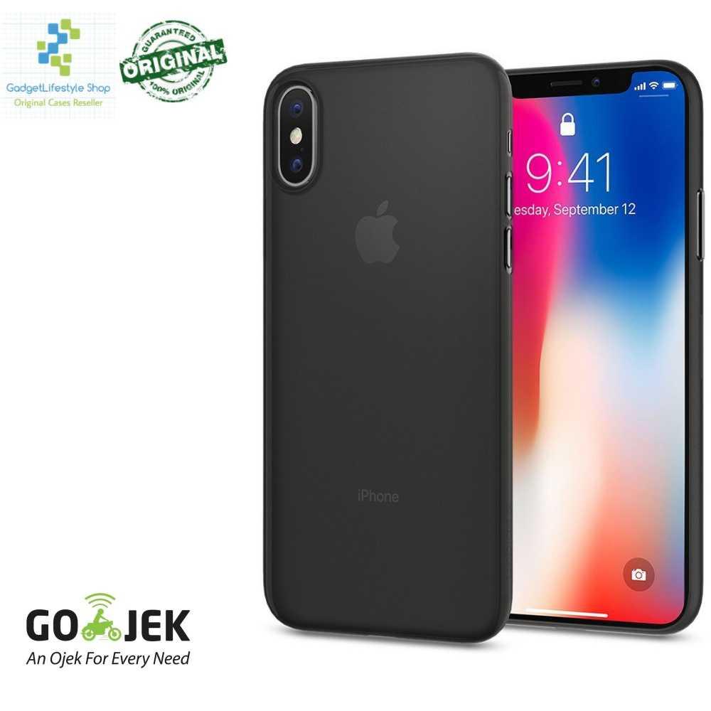 Original Spigen Air Skin Case IPhone X - Multi Color Casing HP Murah Terbaru