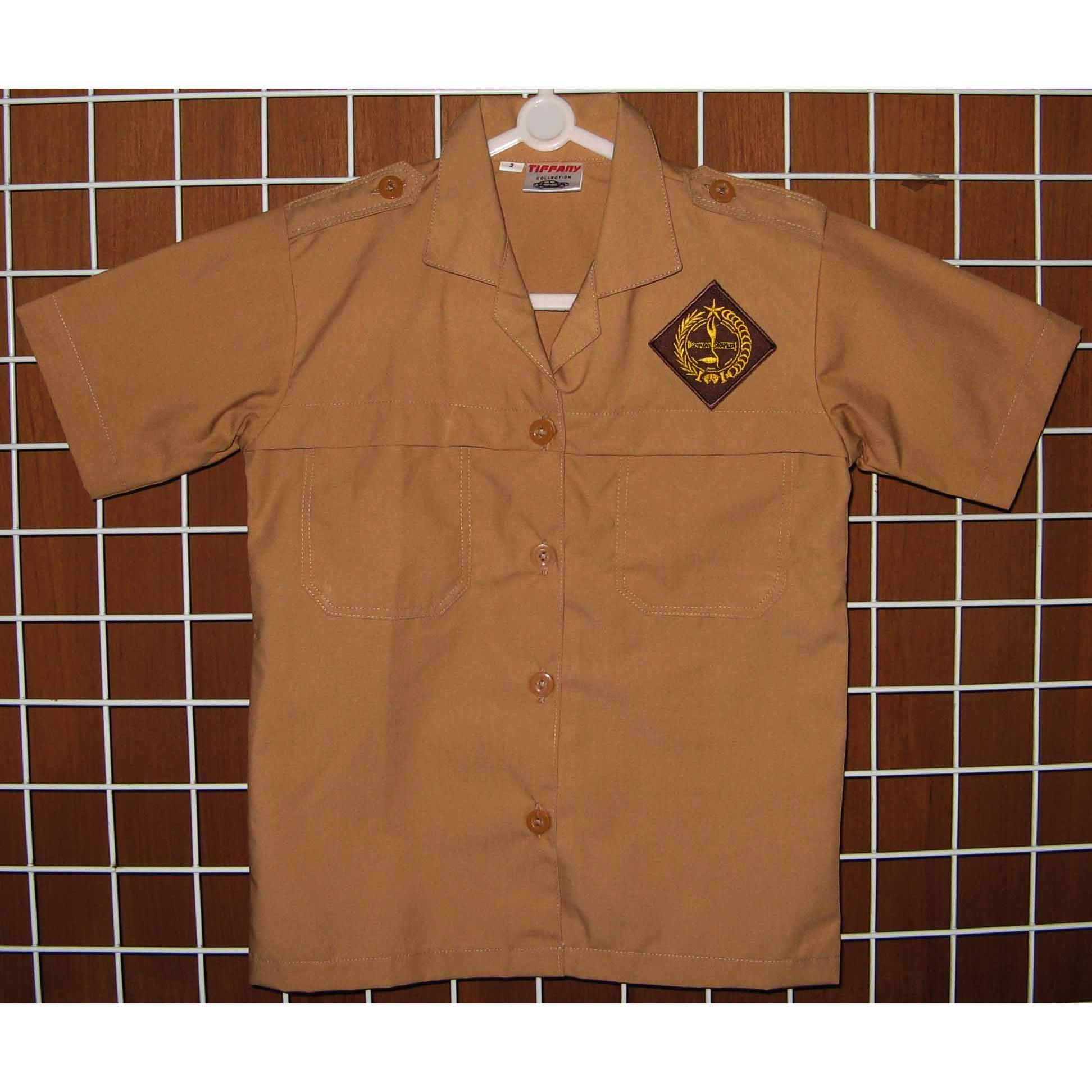Griyaazza - Baju Pramuka SD Ukuran M - Coklat