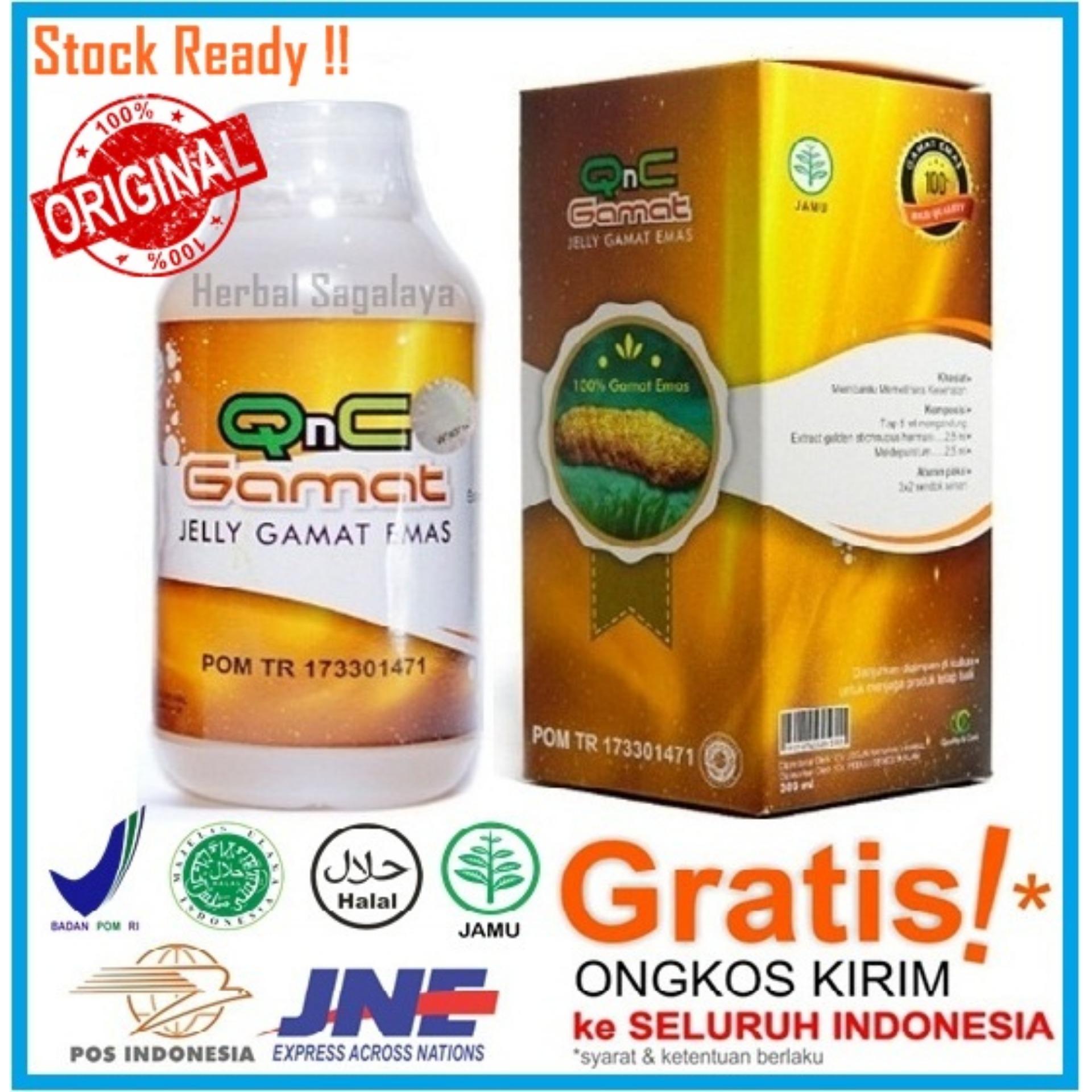 Obat Pengapuran Tulang, Pengapuran Sendi, Osteoarthritis, Patah Tulang, Sakit Pinggang - QnC Jelly Gamat 100% Ekstrak Teripang Emas Murni Produk Dijamin ASLI