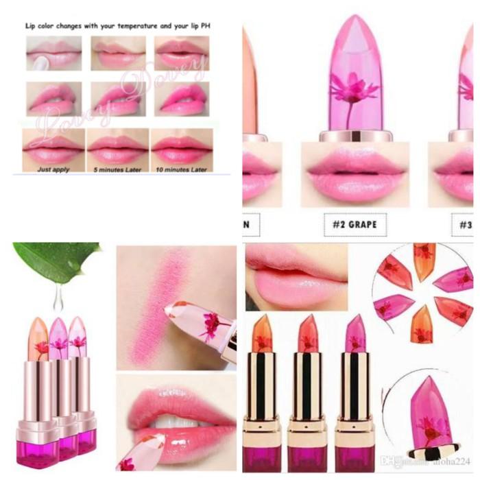 Promo HENG FANG CHRYSANTHEMUM JELLY FLOWER LIPSTICK Hengfang Magic Flower Diskon