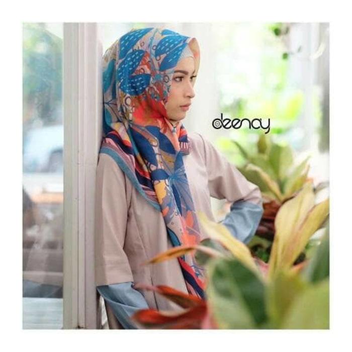 HIJAB PRINTING / JILBAB SEGI EMPAT DEENAY - CLOE