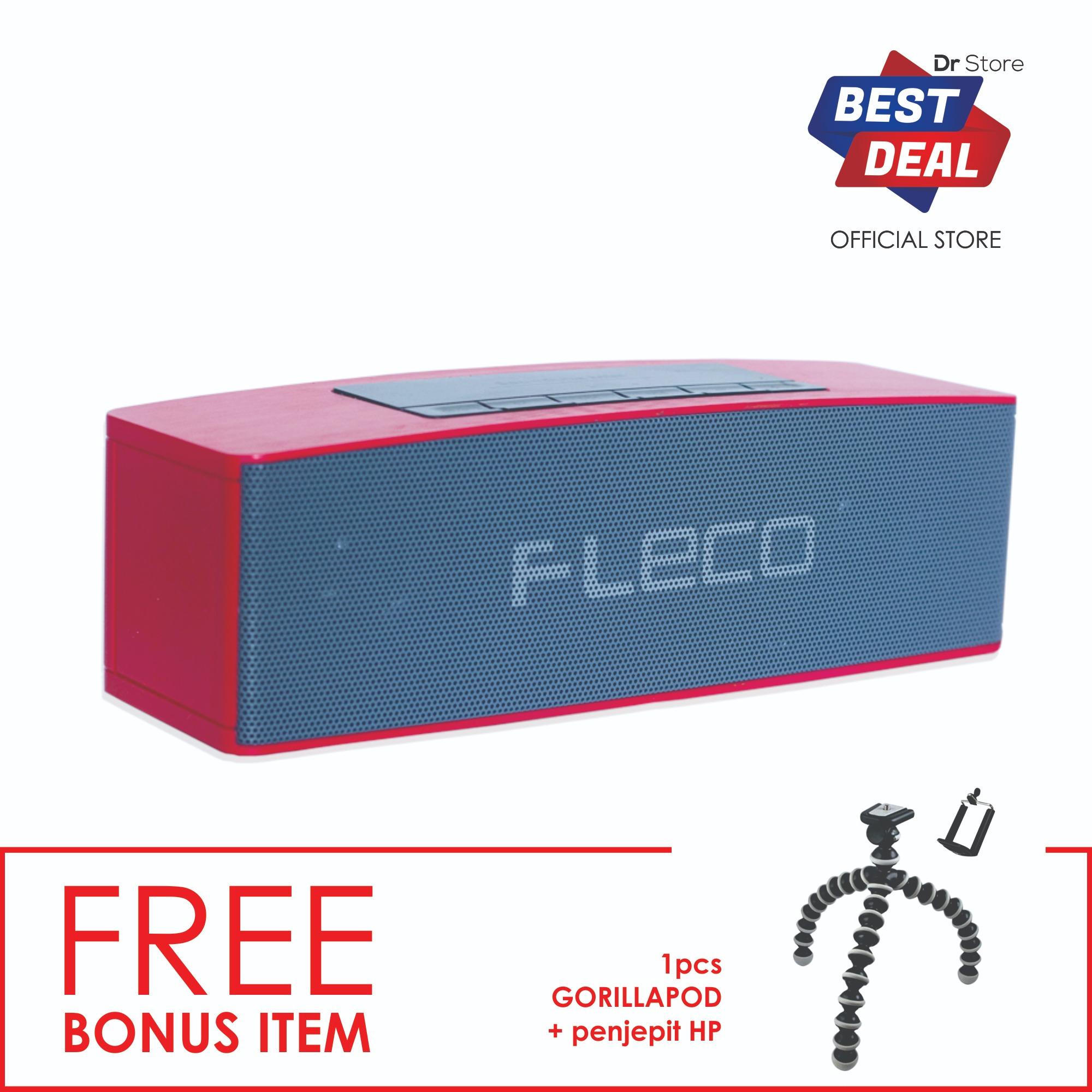 DR STORE Fleco Bluetooth Wireless Speaker BT-2065 / Portable Mini Speaker / 2.1 Speaker / Built-in Microphone / Android - IOS / PROMO GRATIS FREE GORILLAPOD size S